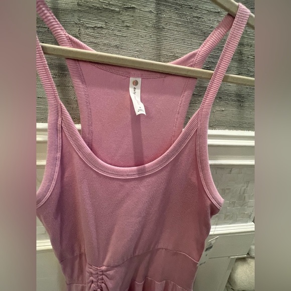 NWT new medium Anthropologie daily practice half pipe mini dress pink sleeveless - Picture 6 of 17